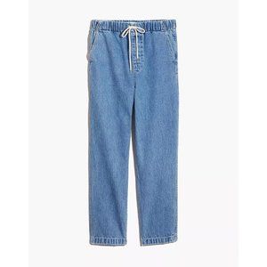 Madewell Drawstring Classic Straight Jeans Sz XL